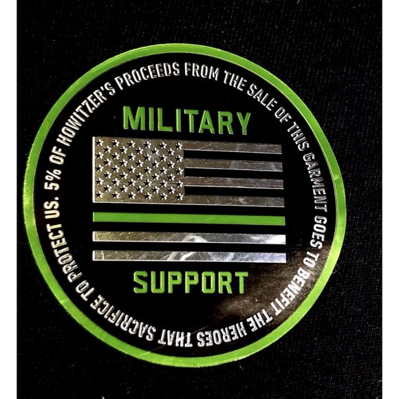 Howitzer Style Men's T-Shirt CHRIS KYLE EAGLE FLAG Military Grunt S-3XL - Picture 7 of 10